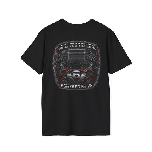 Scania V8 Truck Tee — "Built for the Road" Graphic T-Shirt