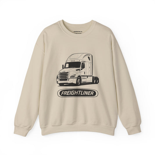 Freightliner Semi Truck Crewneck Sweatshirt — Logo Truck Driver Gift