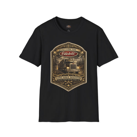Peterbilt Long Haul T-Shirt — Built For The Road Trucker Tee