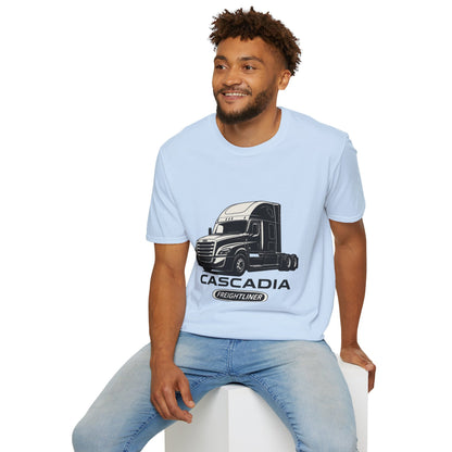 Cascadia Freightliner Truck T-Shirt — Semi Truck Driver Tee