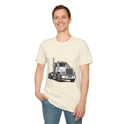 Semi Truck Graphic T-Shirt – Vintage Big Rig Tee for Truckers & Enthusiasts