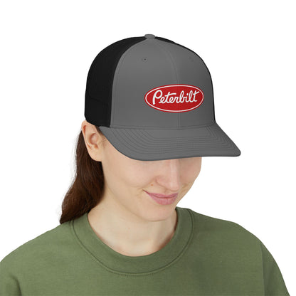 Peterbilt Trucker Cap - Embroidered Logo Snapback Hat
