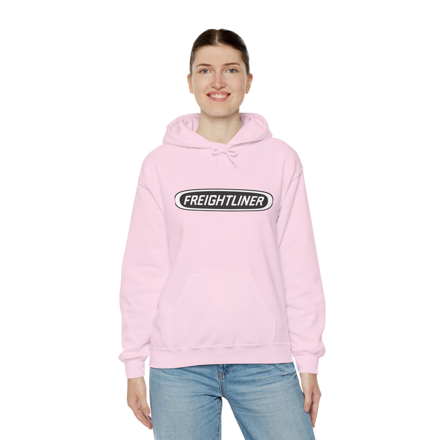 Freightliner Truck Hoodie – Classic Logo & Semi Truck Design