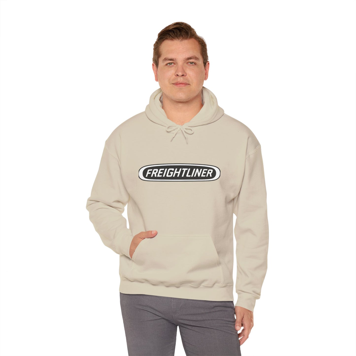Freightliner Truck Hoodie – Classic Logo & Semi Truck Design