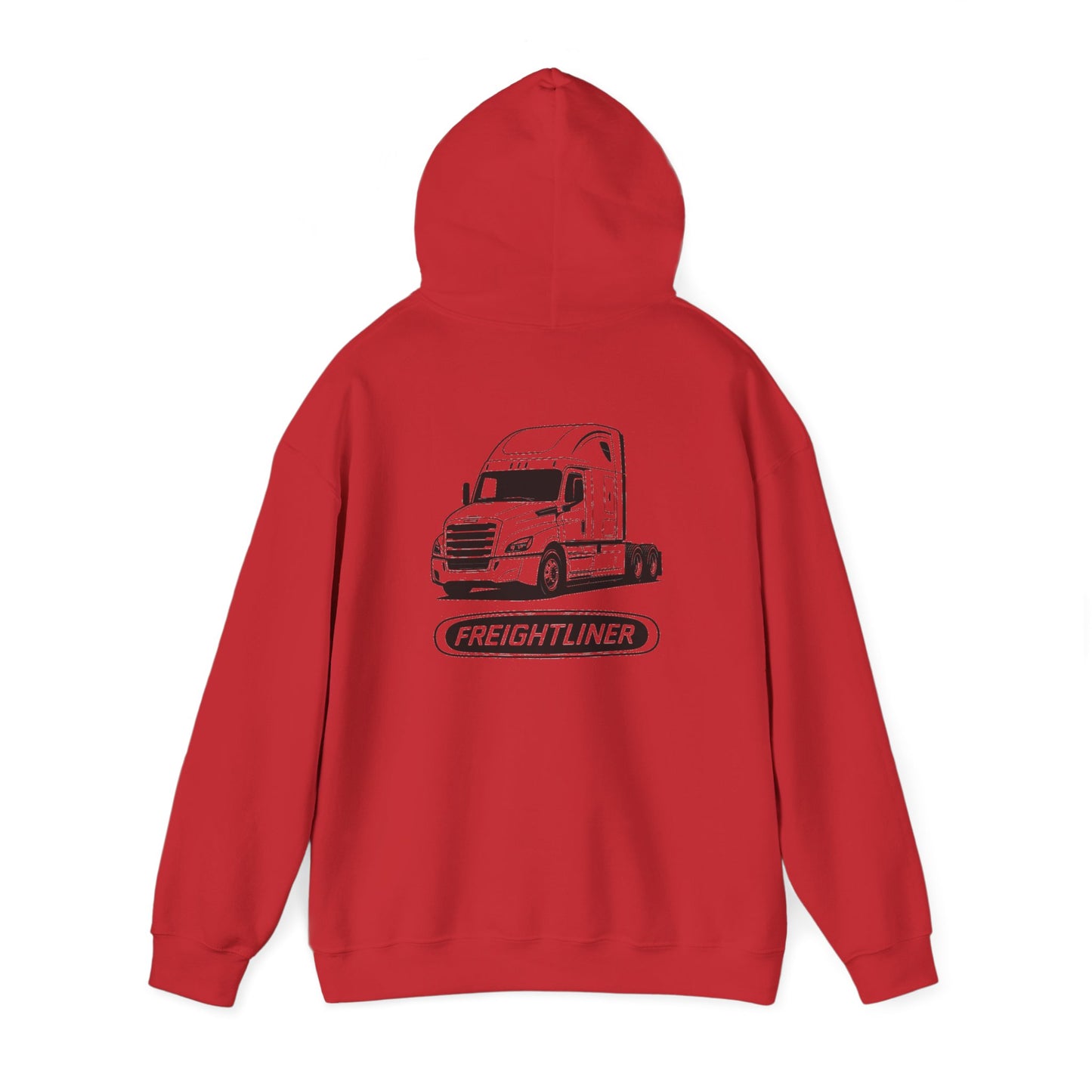 Freightliner Truck Hoodie – Classic Logo & Semi Truck Design