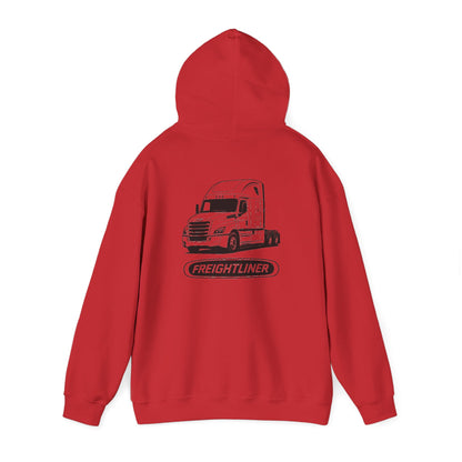 Freightliner Truck Hoodie – Classic Logo & Semi Truck Design
