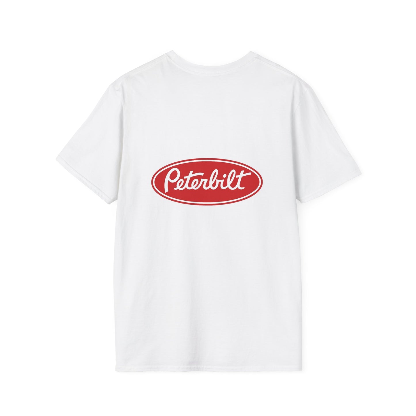 Peterbilt Red Semi Truck T-Shirt — Classic Logo Trucker Tee