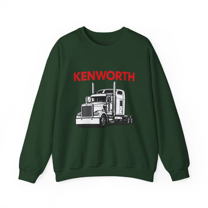 Kenworth Semi Truck Crewneck Sweatshirt — Classic Trucker Graphic