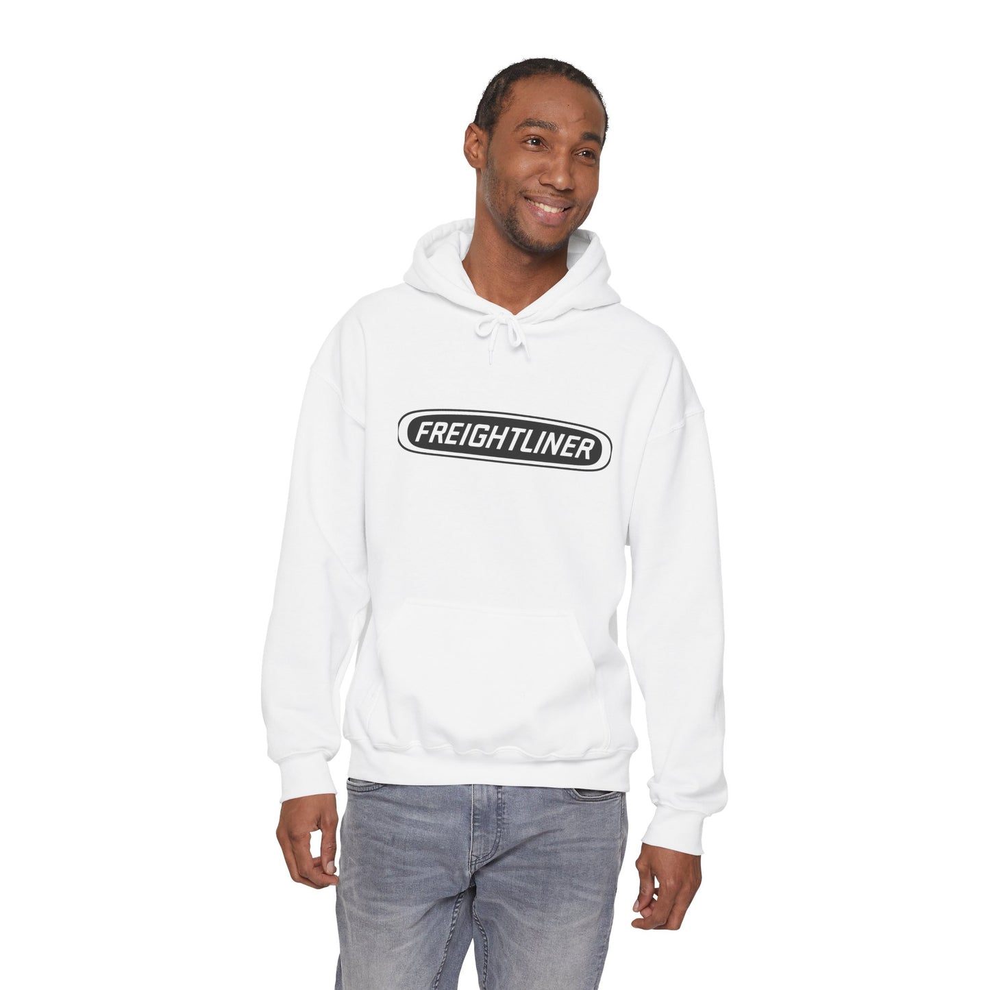 Freightliner Truck Hoodie – Classic Logo & Semi Truck Design