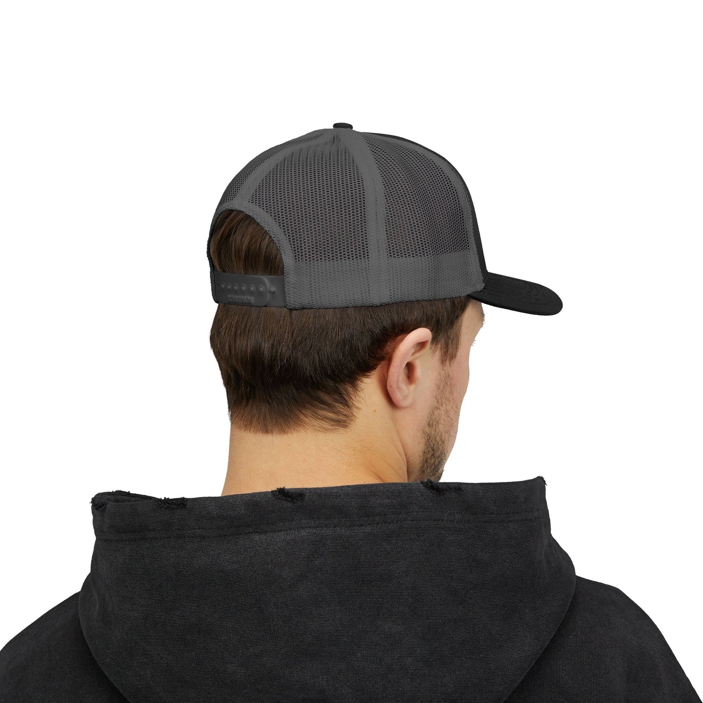Midnight Freight Co. Trucker Cap — Vintage Patch Mesh Snapback Hat