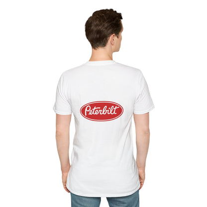 Peterbilt Red Semi Truck T-Shirt — Classic Logo Trucker Tee