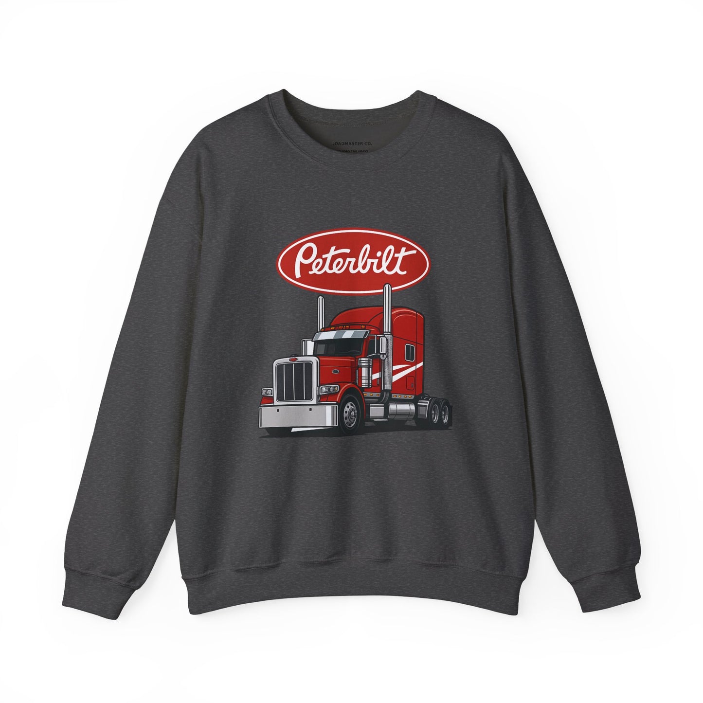 Peterbilt Red Semi Truck Crewneck Sweatshirt