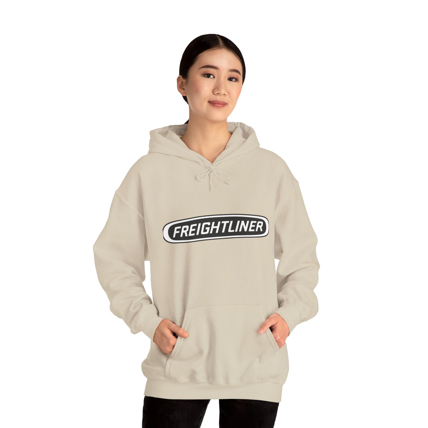 Freightliner Truck Hoodie – Classic Logo & Semi Truck Design