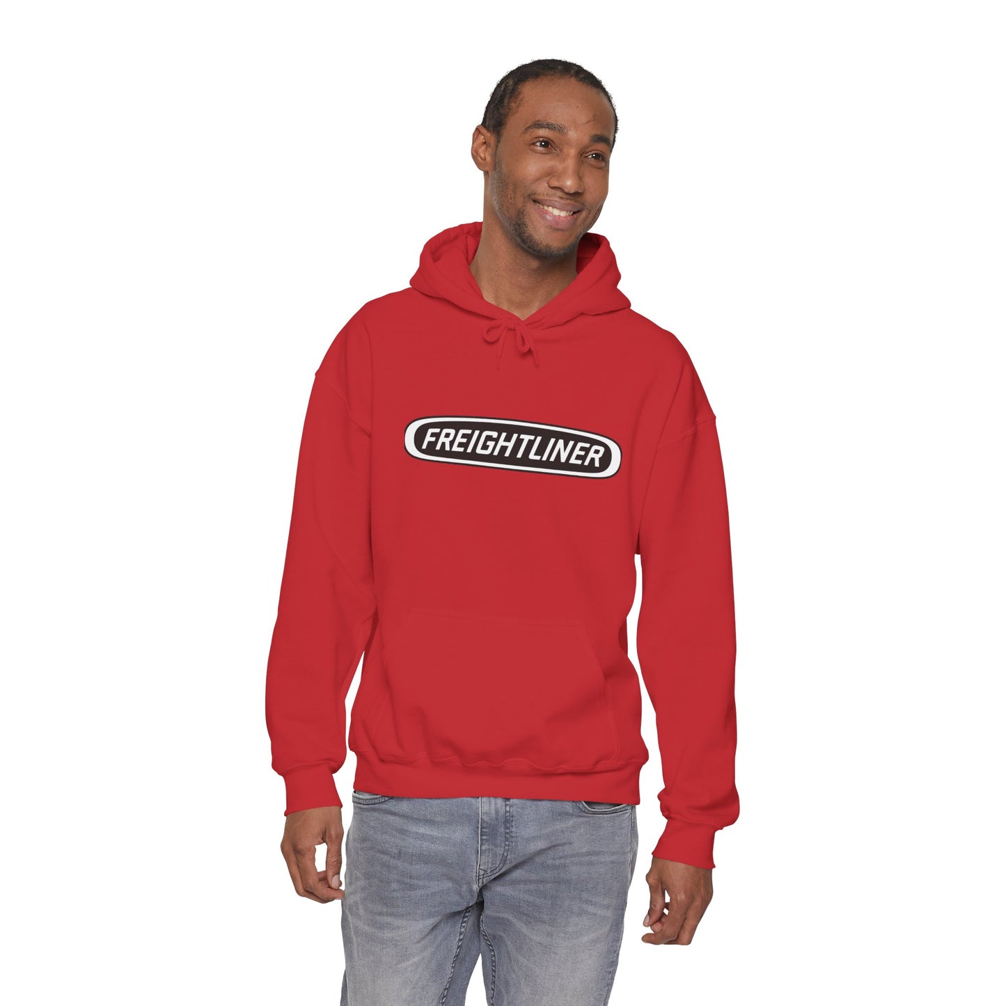 Freightliner Truck Hoodie – Classic Logo & Semi Truck Design