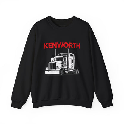 Kenworth Semi Truck Crewneck Sweatshirt — Classic Trucker Graphic