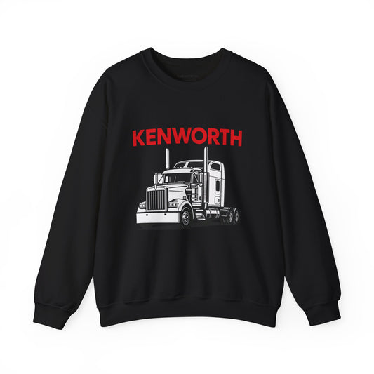 Kenworth Semi Truck Crewneck Sweatshirt — Classic Trucker Graphic