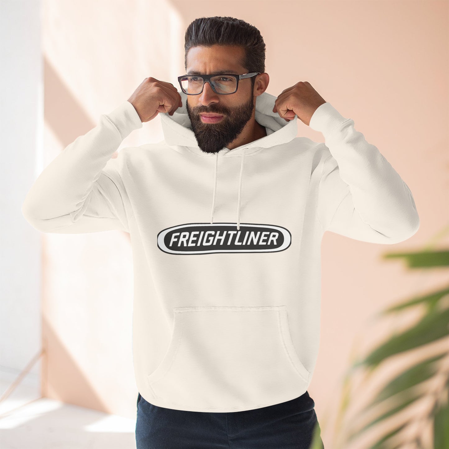 Freightliner Truck Hoodie — Classic Semi-Truck Logo Pullover