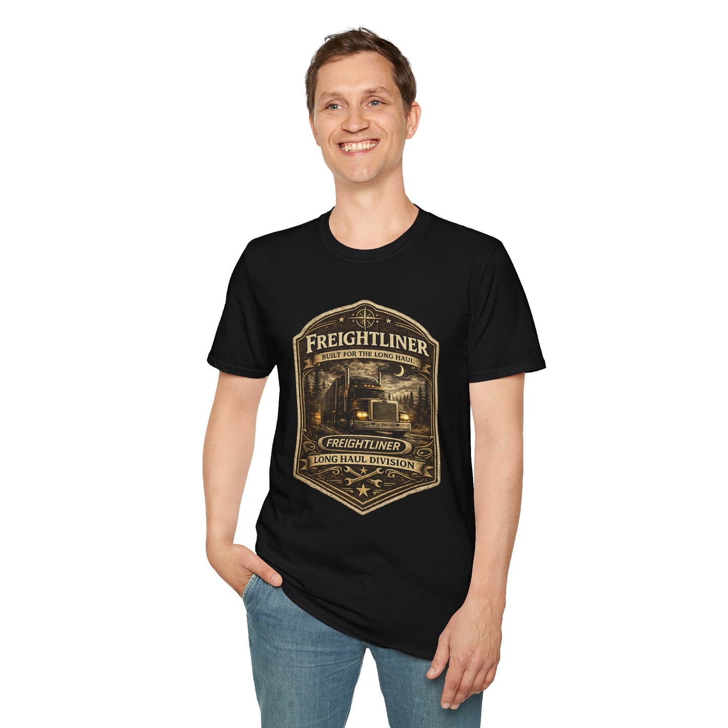Freightliner Long Haul Trucker Tee — Vintage Trucker Shirt