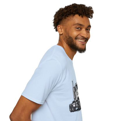 Semi Truck Graphic T-Shirt – Vintage Big Rig Tee for Truckers & Enthusiasts