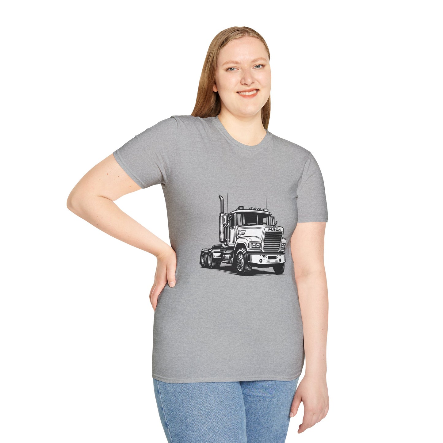 Semi Truck Graphic T-Shirt – Vintage Big Rig Tee for Truckers & Enthusiasts