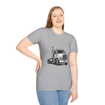 Semi Truck Graphic T-Shirt – Vintage Big Rig Tee for Truckers & Enthusiasts