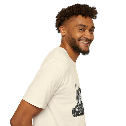 Semi Truck Graphic T-Shirt – Vintage Big Rig Tee for Truckers & Enthusiasts
