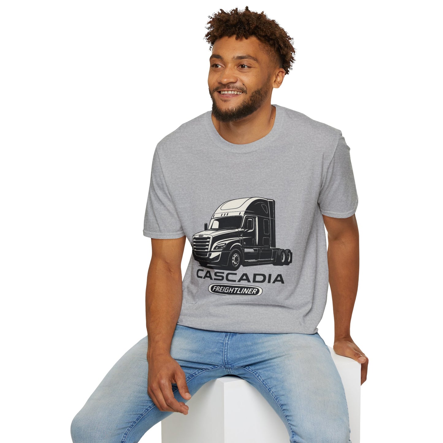 Cascadia Freightliner Truck T-Shirt — Semi Truck Driver Tee
