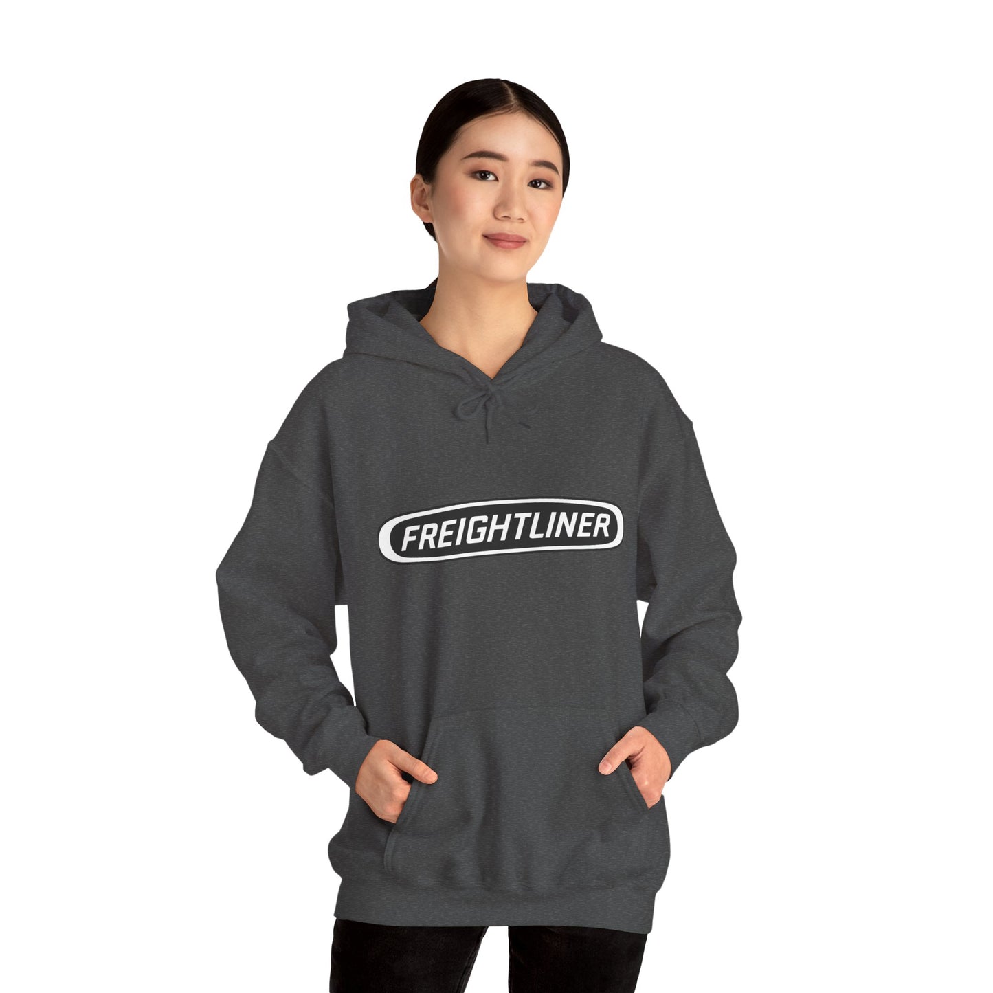 Freightliner Truck Hoodie – Classic Logo & Semi Truck Design