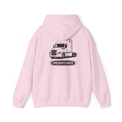 Freightliner Truck Hoodie – Classic Logo & Semi Truck Design