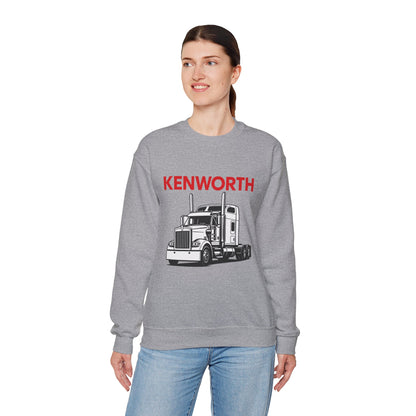Kenworth Semi Truck Crewneck Sweatshirt — Classic Trucker Graphic