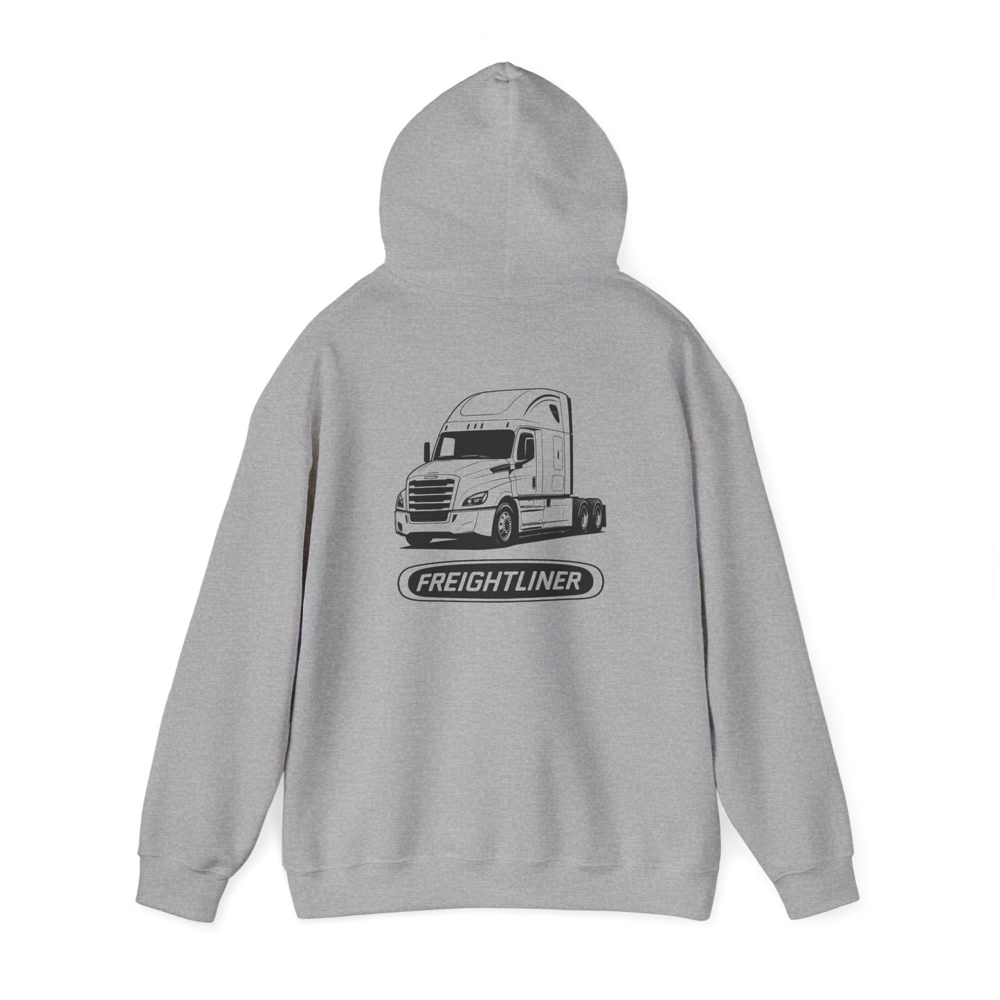 Freightliner Truck Hoodie – Classic Logo & Semi Truck Design