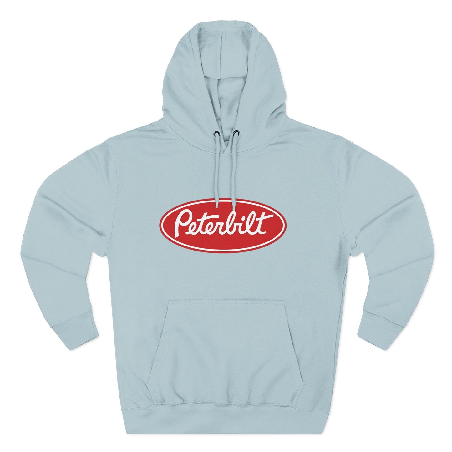 Peterbilt Red Truck Hoodie - Logo Fleece Pullover for Truckers & Fans