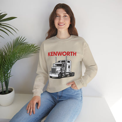 Kenworth Semi Truck Crewneck Sweatshirt — Classic Trucker Graphic