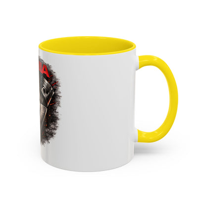 Scania V8 Engine Logo Accent Coffee Mug – Truck Driver Gift