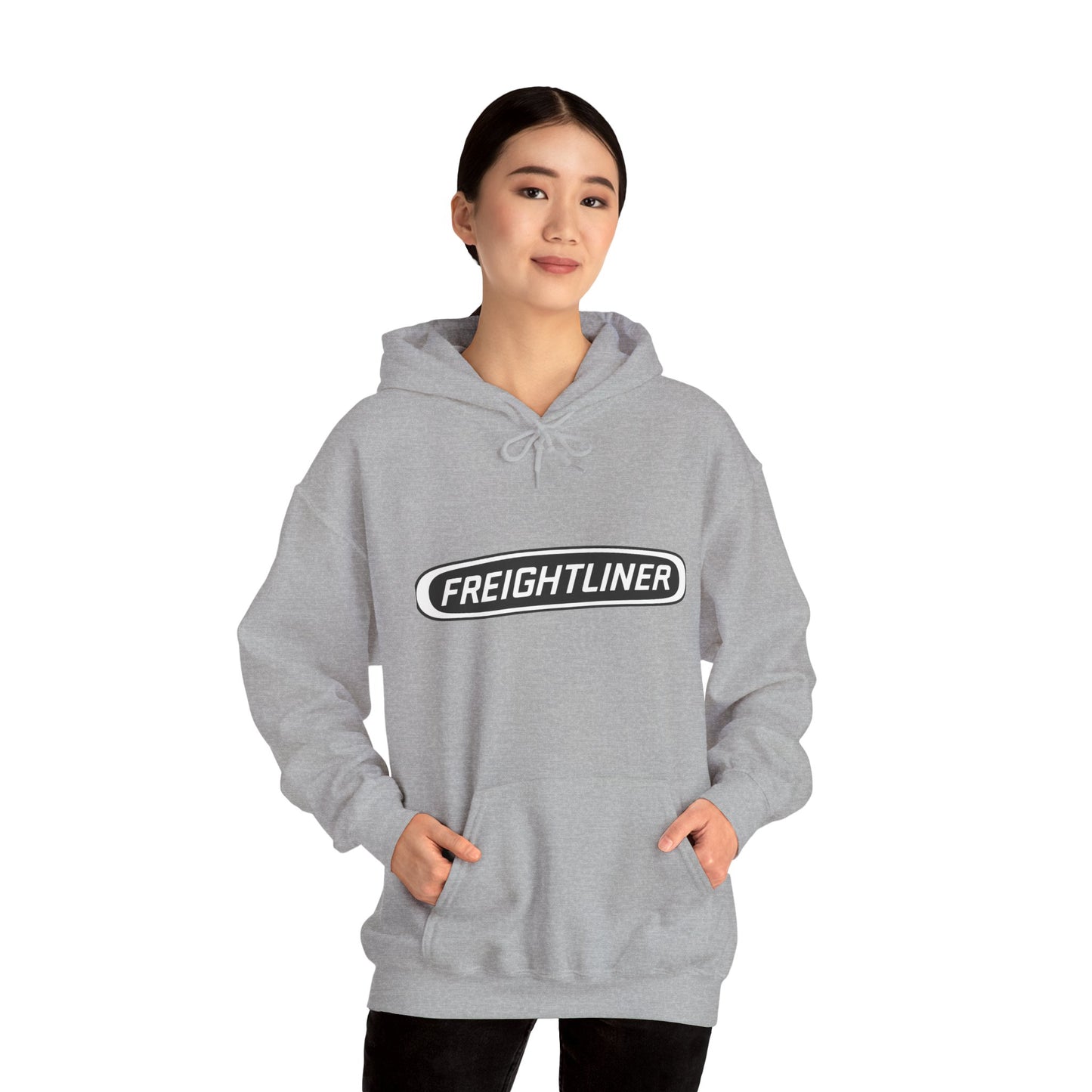 Freightliner Truck Hoodie – Classic Logo & Semi Truck Design