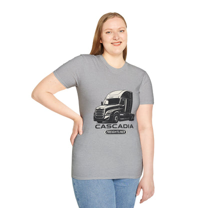 Cascadia Freightliner Truck T-Shirt — Semi Truck Driver Tee
