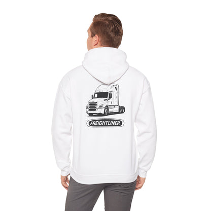 Freightliner Truck Hoodie – Classic Logo & Semi Truck Design