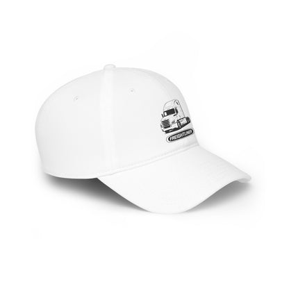 Freightliner Truck Cap — Low Profile Baseball Hat with Semi-Truck Graphic