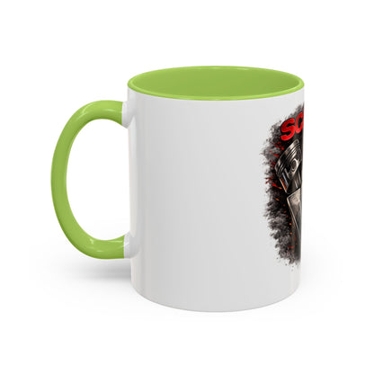 Scania V8 Engine Logo Accent Coffee Mug – Truck Driver Gift