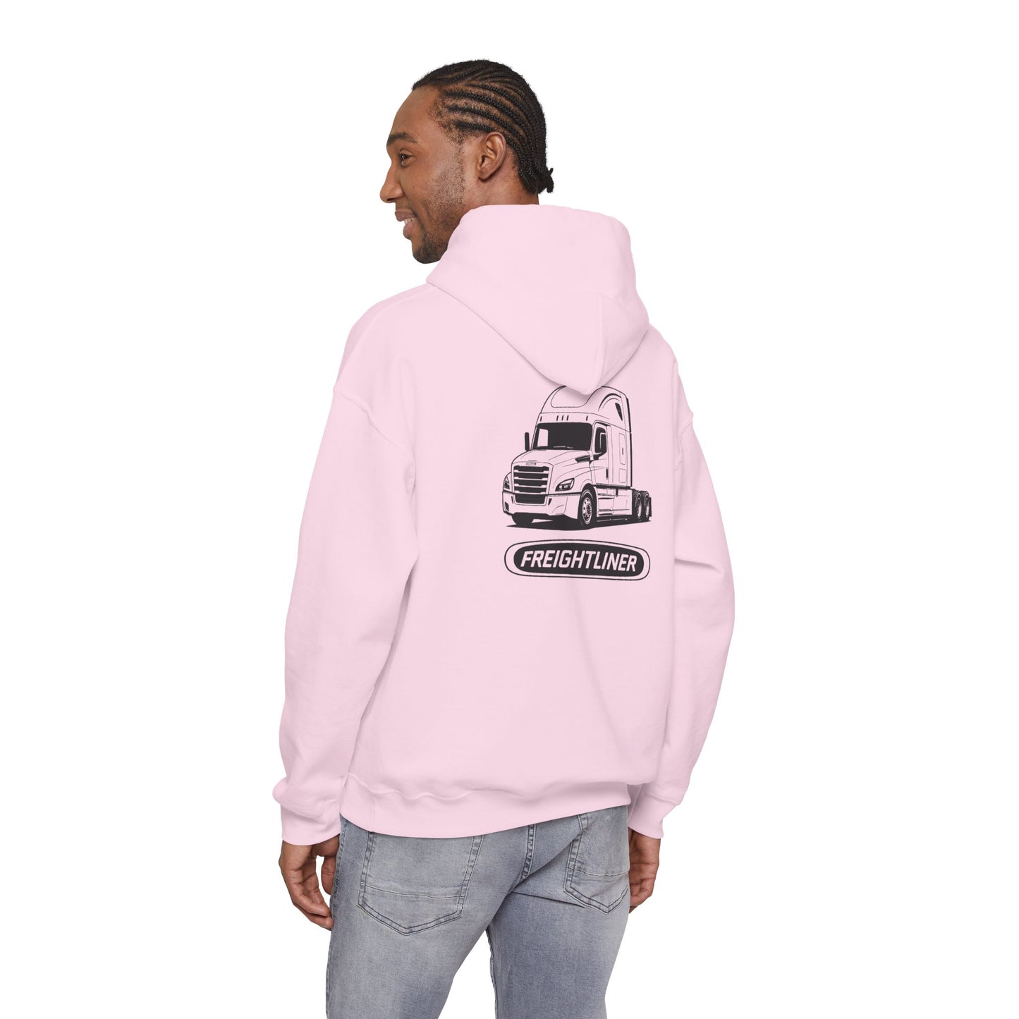Freightliner Truck Hoodie – Classic Logo & Semi Truck Design