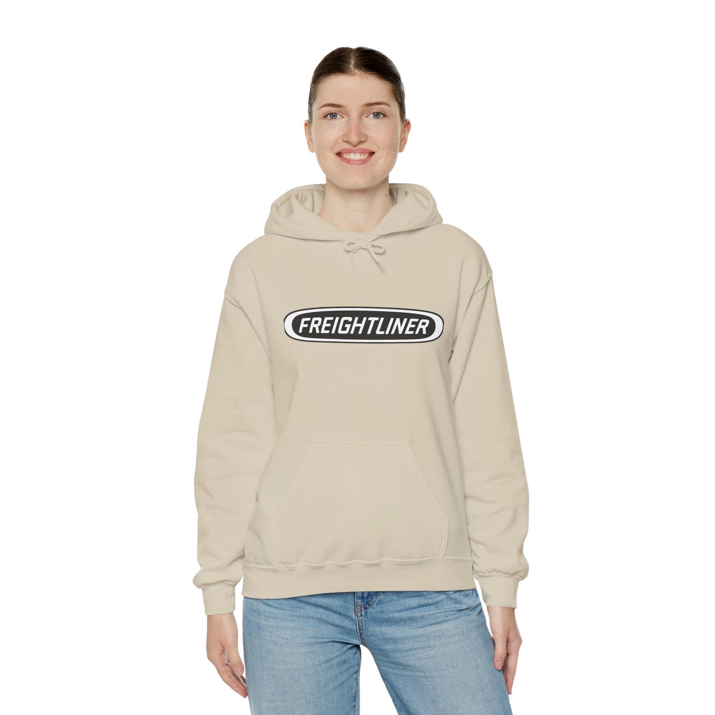 Freightliner Truck Hoodie – Classic Logo & Semi Truck Design