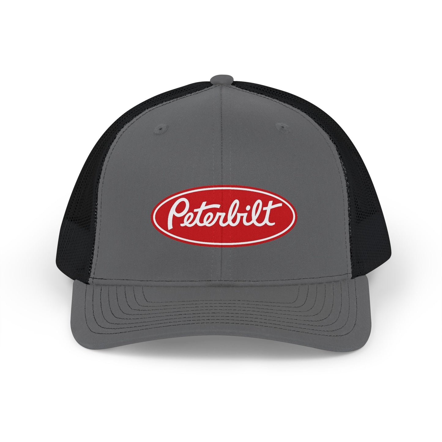 Peterbilt Trucker Cap - Embroidered Logo Snapback Hat