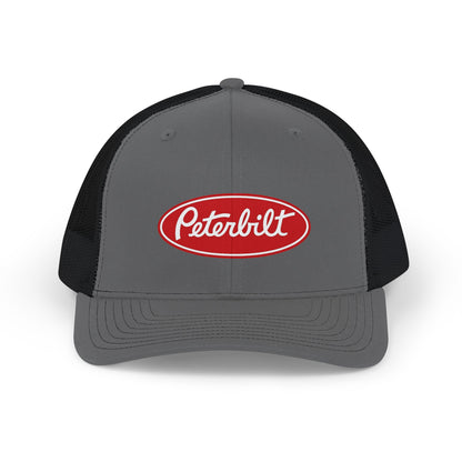 Peterbilt Trucker Cap - Embroidered Logo Snapback Hat