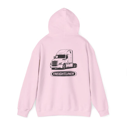 Freightliner Truck Hoodie – Classic Logo & Semi Truck Design