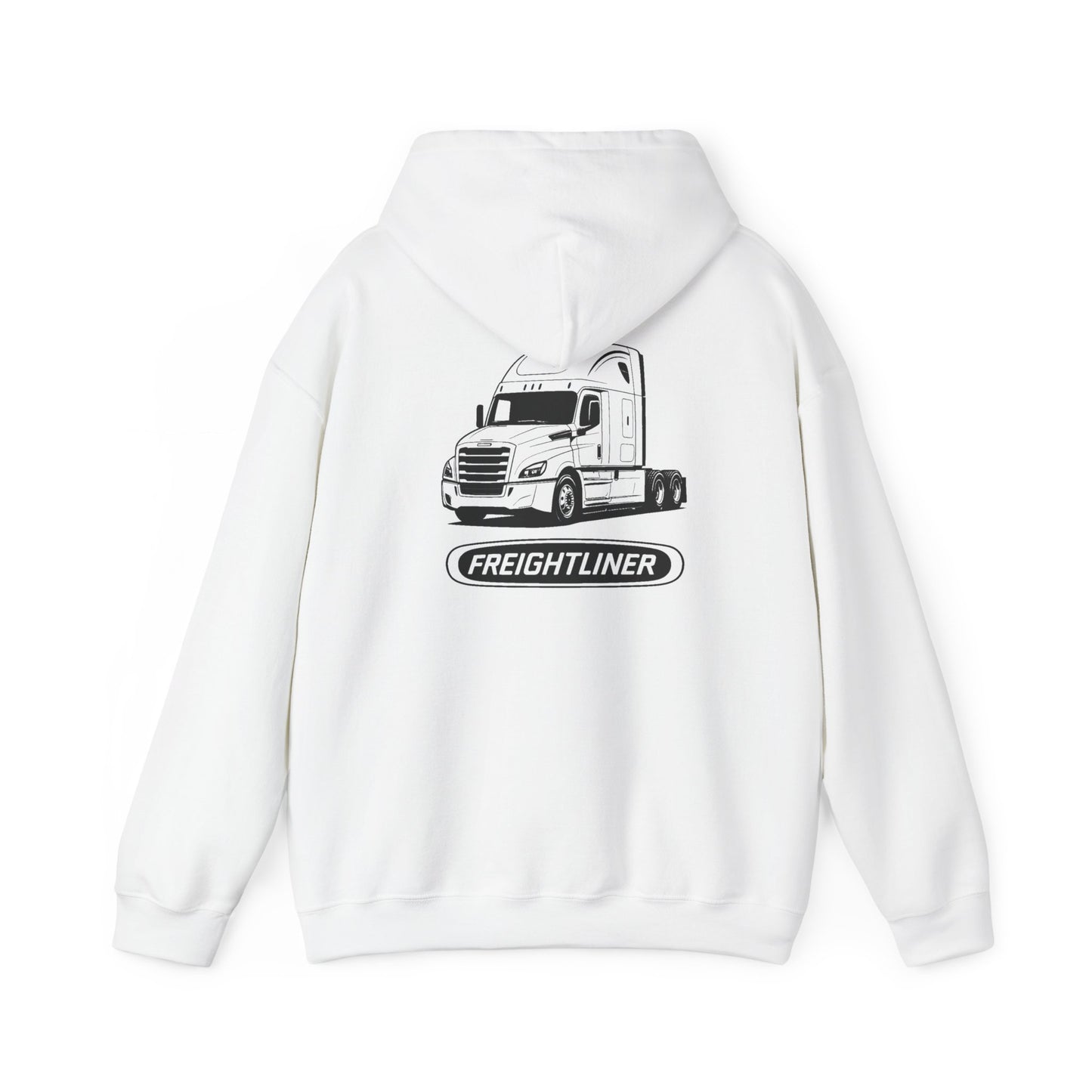 Freightliner Truck Hoodie – Classic Logo & Semi Truck Design