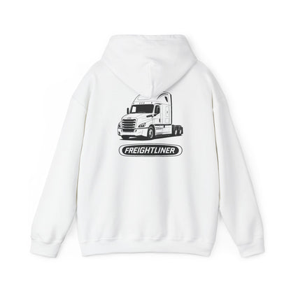 Freightliner Truck Hoodie – Classic Logo & Semi Truck Design