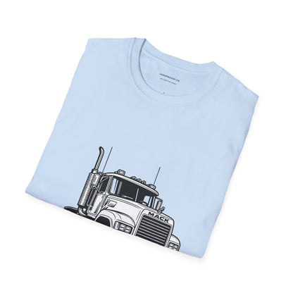 Semi Truck Graphic T-Shirt – Vintage Big Rig Tee for Truckers & Enthusiasts