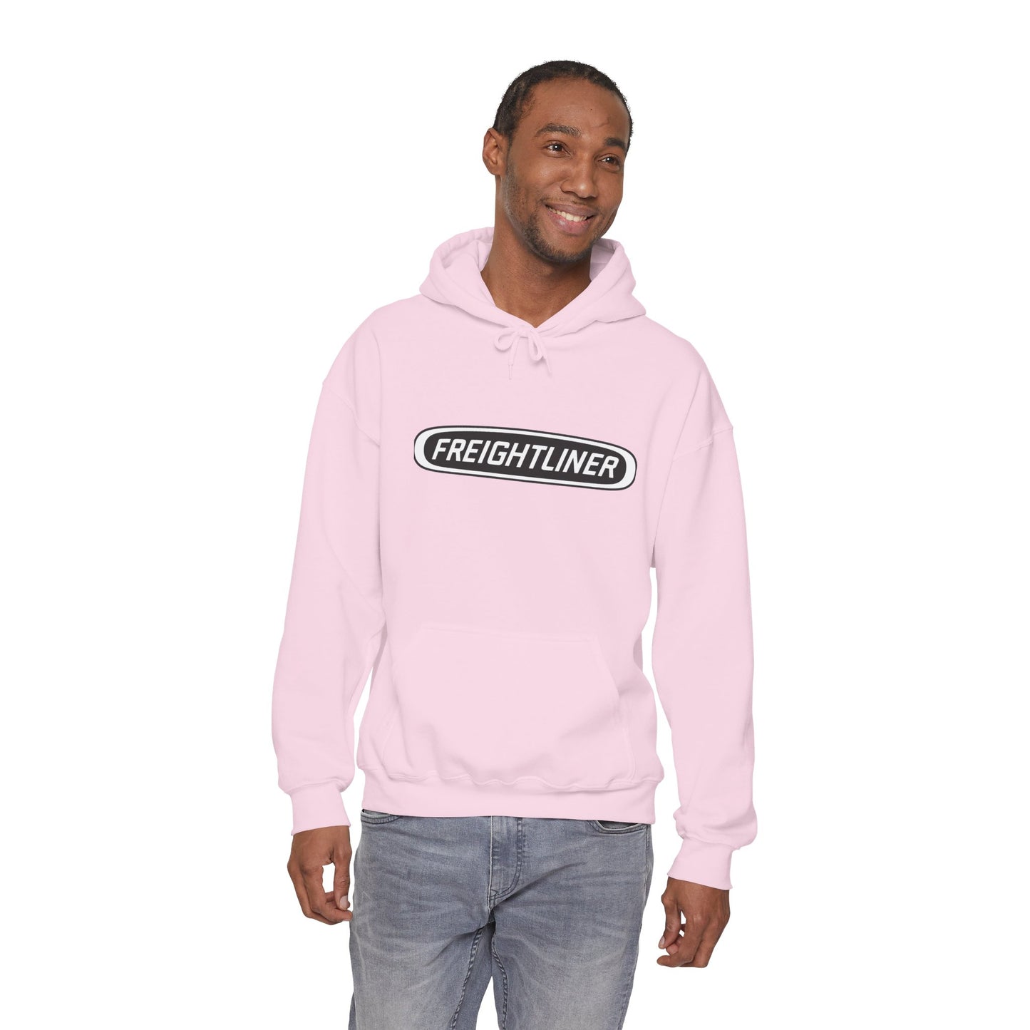 Freightliner Truck Hoodie – Classic Logo & Semi Truck Design