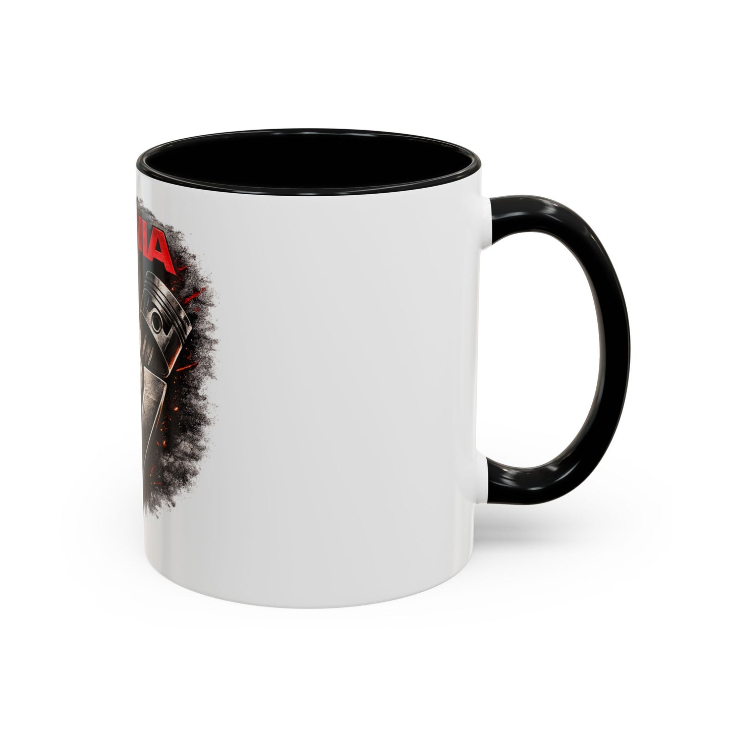 Scania V8 Engine Logo Accent Coffee Mug – Truck Driver Gift