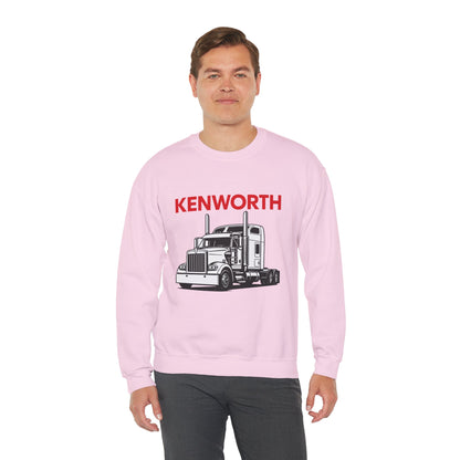 Kenworth Semi Truck Crewneck Sweatshirt — Classic Trucker Graphic